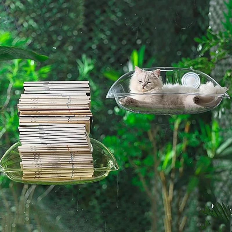جای خواب گربه مدل پنجره ای