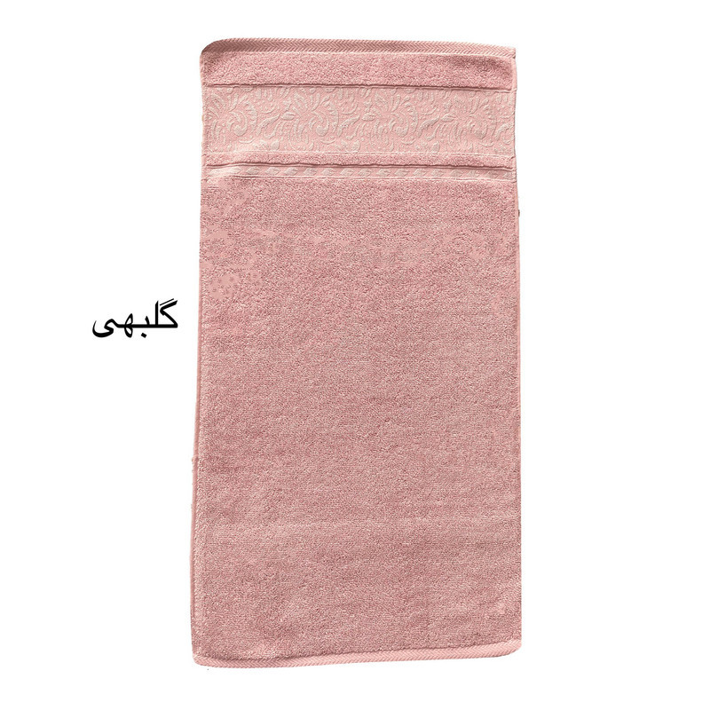حوله دست و  صورت هنرمند مدل برجسته سایز 40x80 سانتی متر