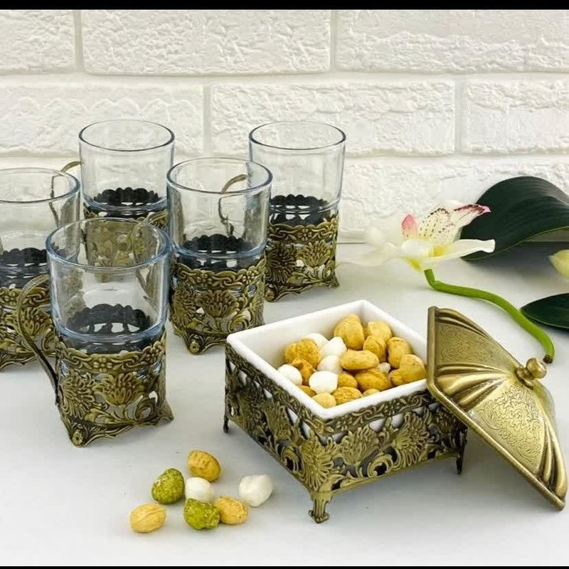 سرویس چای خوری 7 پارچه دیانا مدل 1610a