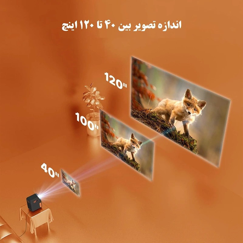 ویدئو پروژکتور قابل حمل مدل Xming Episode One Smart Projector(C015FGN)