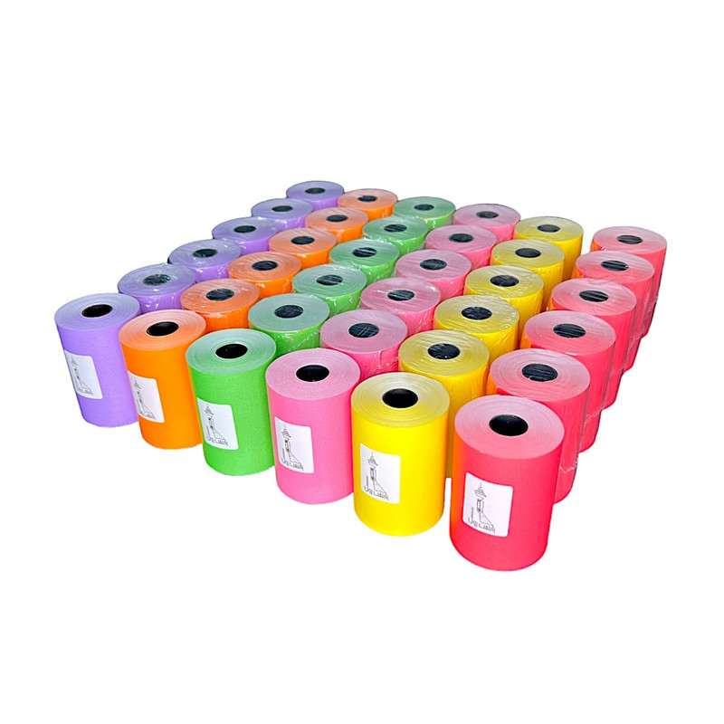 کاغذ پرینتر حرارتی پایتخت رول مدل Mix80mm بسته 30 عددی