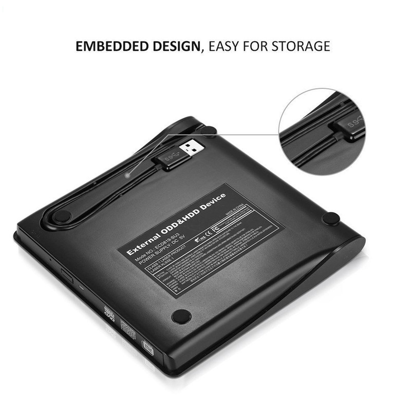 قاب تبدیل درایو DVD اینترنال به اکسترنال مدل 9.5-usb 2.0