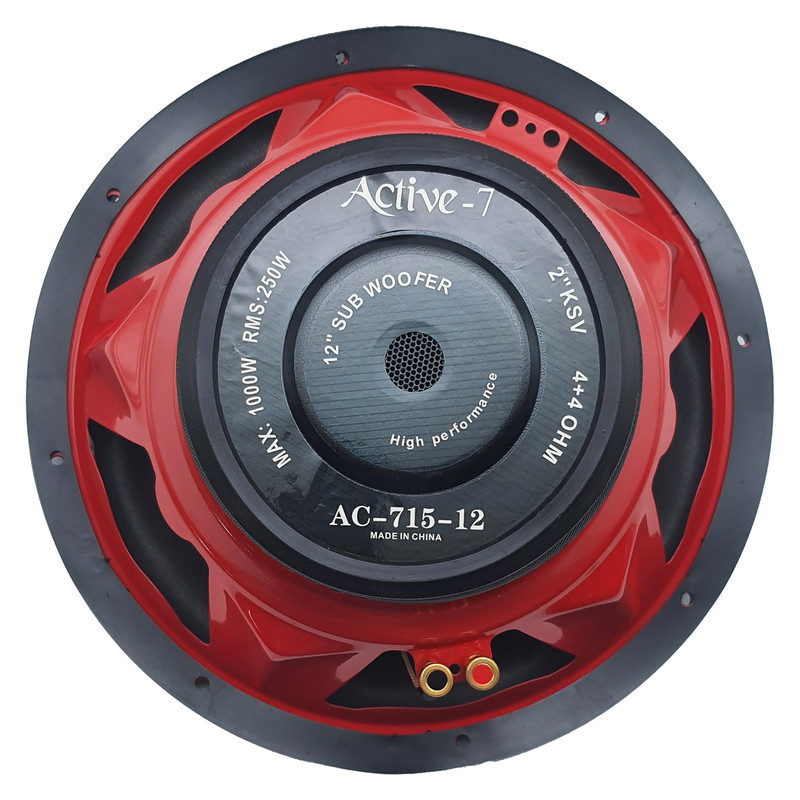 ساب ووفر پشت خودرو اکتیو سون مدل AC-715-12 سایز 12 اینچ