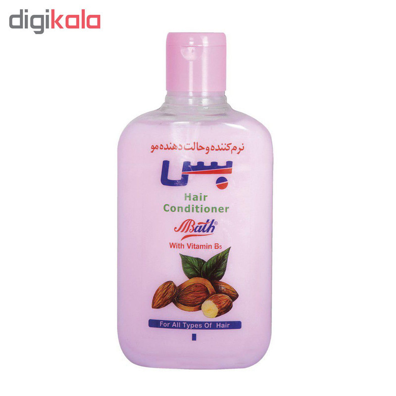 شامپو نرم کننده مو بس مدل Almond حجم 890 میلی لیتر مجموعه 2 عددی