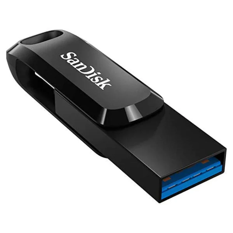 فلش مموری سن دیسک Ultra Dual Drive Go ظرفیت 256 گیگابایت با درگاه USB Type-C مقاوم در برابر خش، شوک، لرزش و گرد و غبار