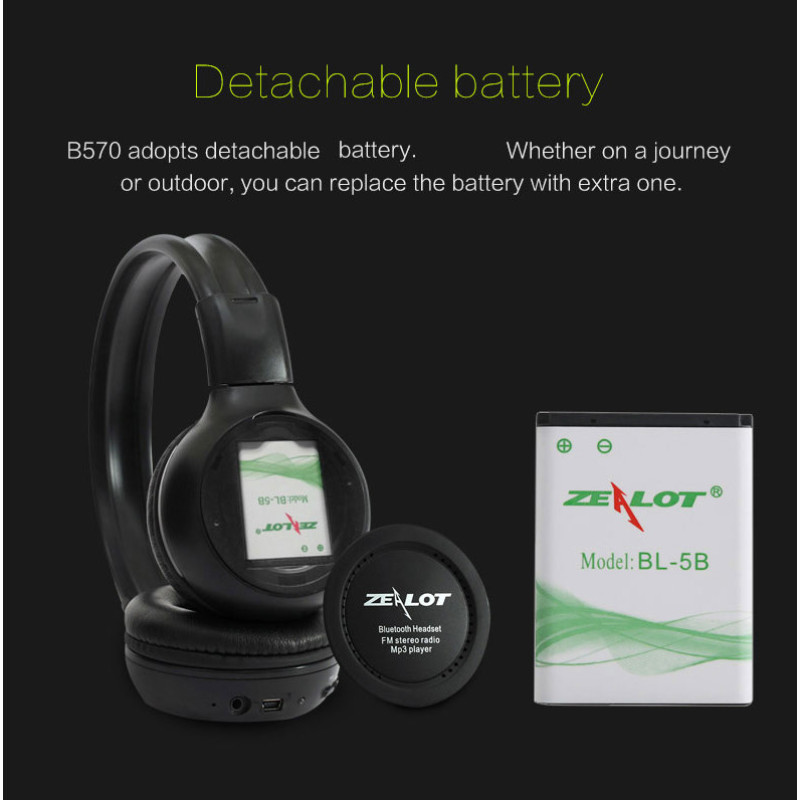 هدفون بلوتوثی زیلوت مدل B570