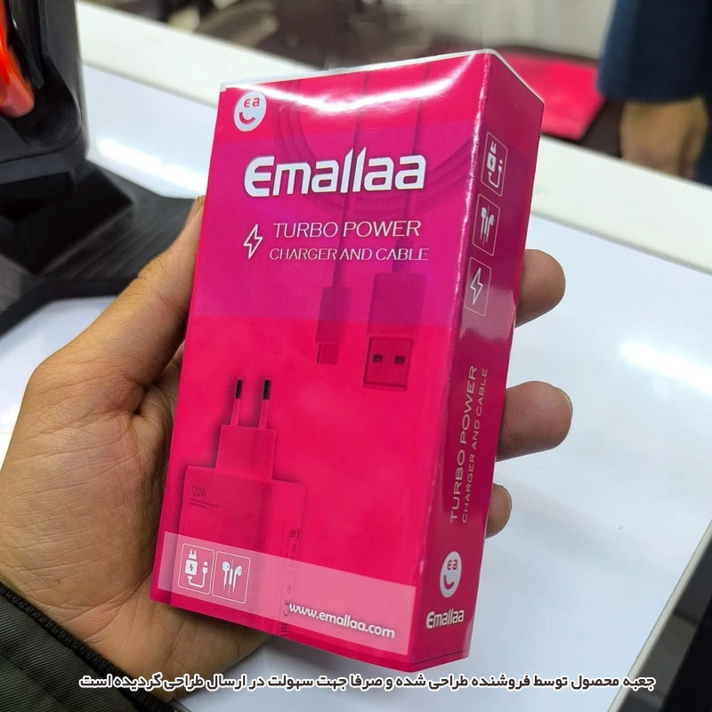 شارژر دیواری 120 وات ایمالا مدل MDY-16-ES به همراه کابل USB-C
