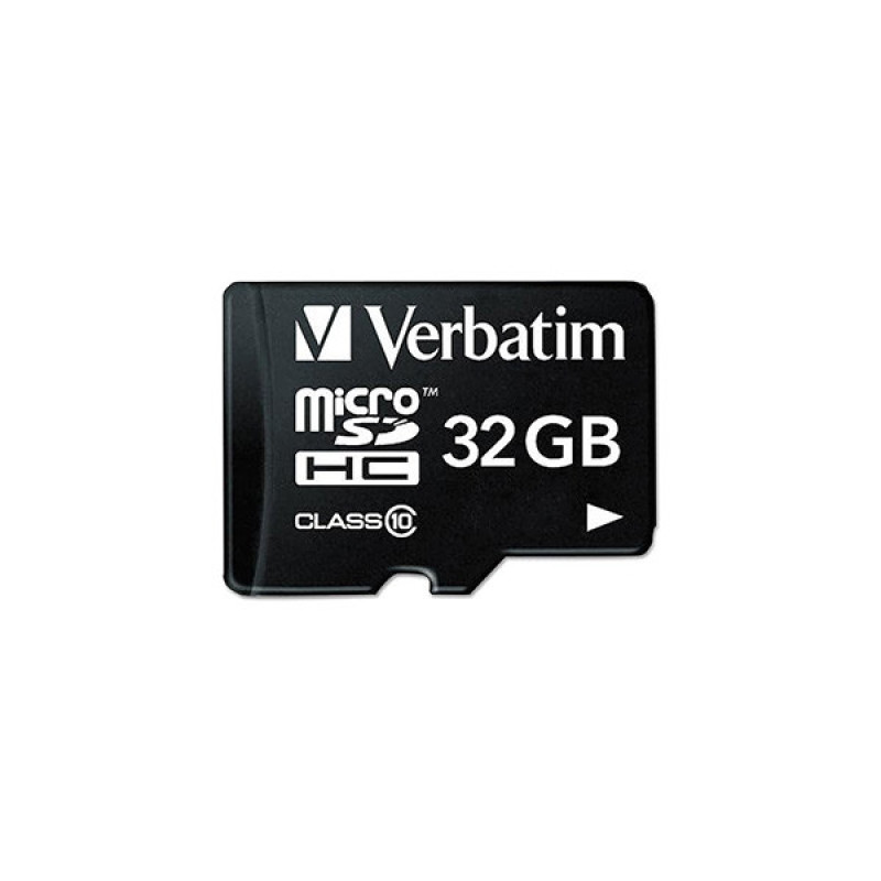کارت حافظه Micro SDHC ورباتیم مدل Premium v10 کلاس 10 UHS-I سرعت 90MBS ظرفیت 32 گیگابایت به همراه آداپتور