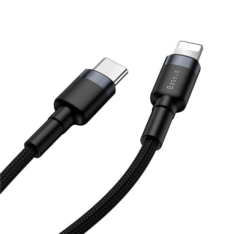 کابل تبدیل USB-C به لایتنینگ باسئوس مدل CATLKLF-G1 Cafule طول 1 متر