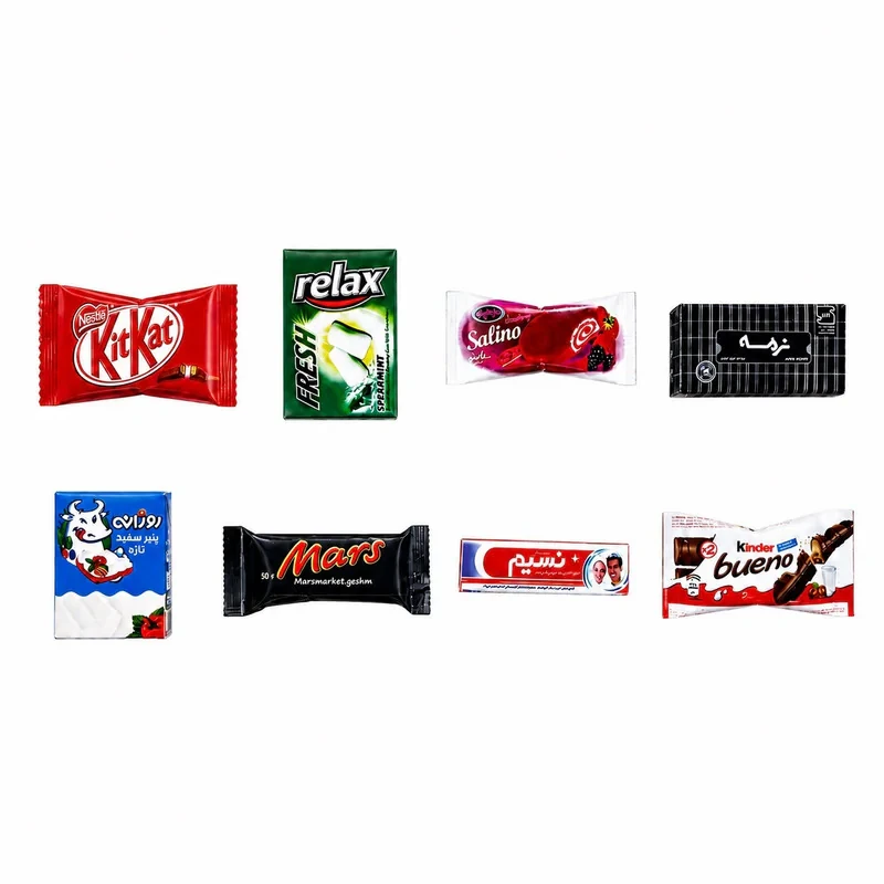مگنت مدل مینیاتوری کد A06 مجموعه 8 عددی