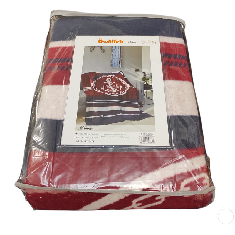 پتو ازدیلک مدل Marine دو نفره سایز 180×220 سانتی متر