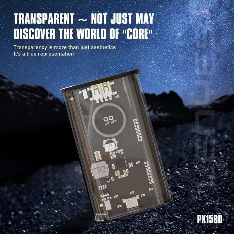 پاوربانک لنیز مدل PX158D ظرفیت 10000 میلی‌آمپر ساعت