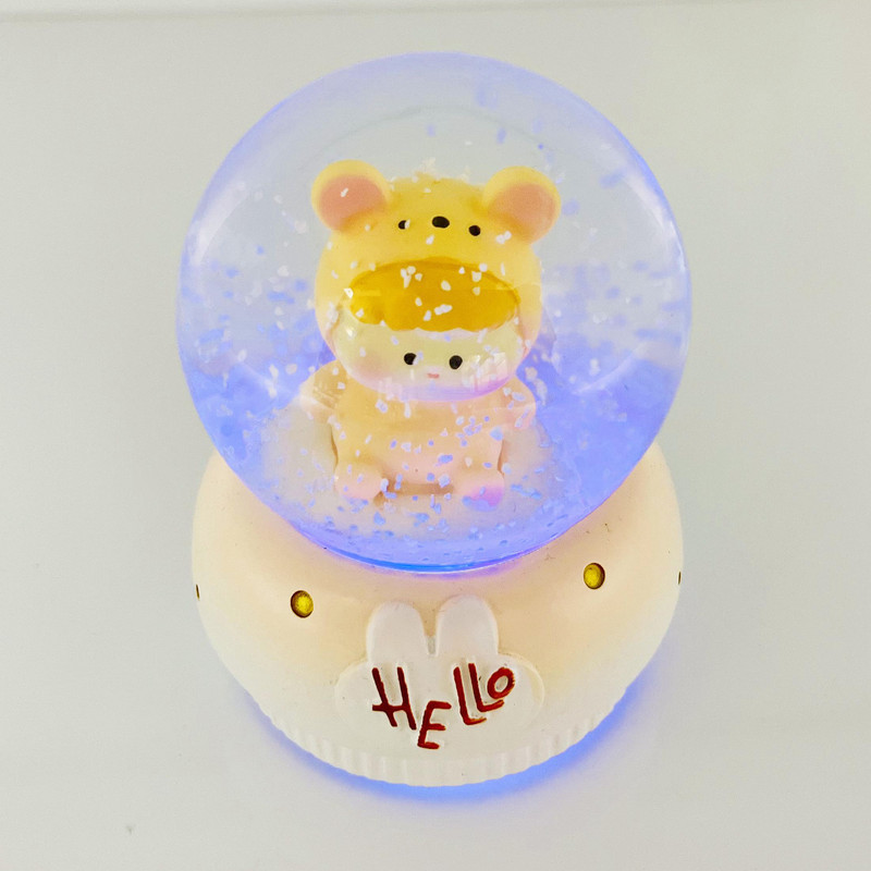 گوی مدل چراغدار HELLO طرح baby موش کد D1623.11.S300