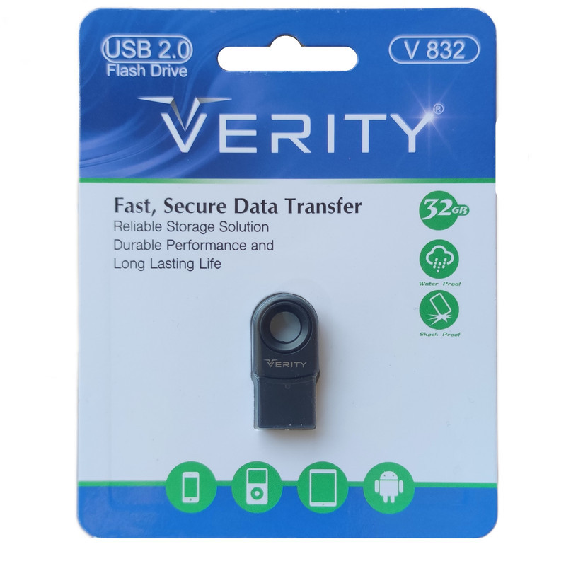 فلش مموری وریتی مدل V 832 ظرفیت 32 گیگابایت با رابط USB2