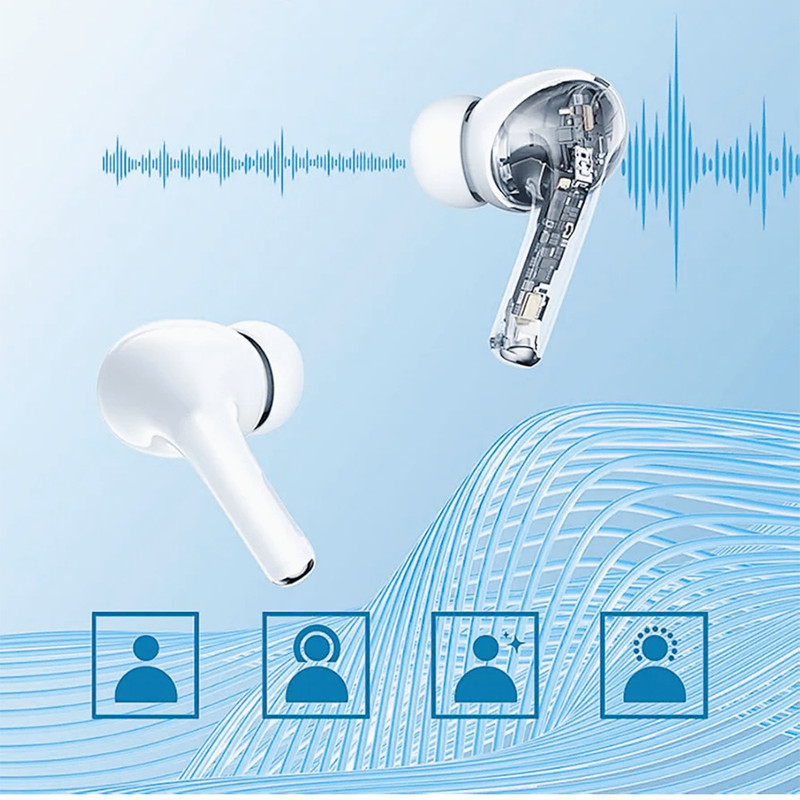هدفون بلوتوثی مدل Airpods Pro 2 Touch Screen ANCENC
