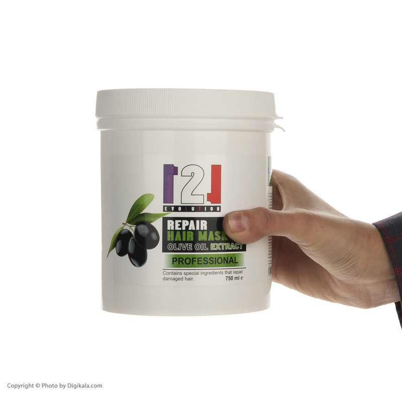 ماسک مو کراتینه و تقویت کننده 121 مدل Olive حجم 750 میلی لیتر