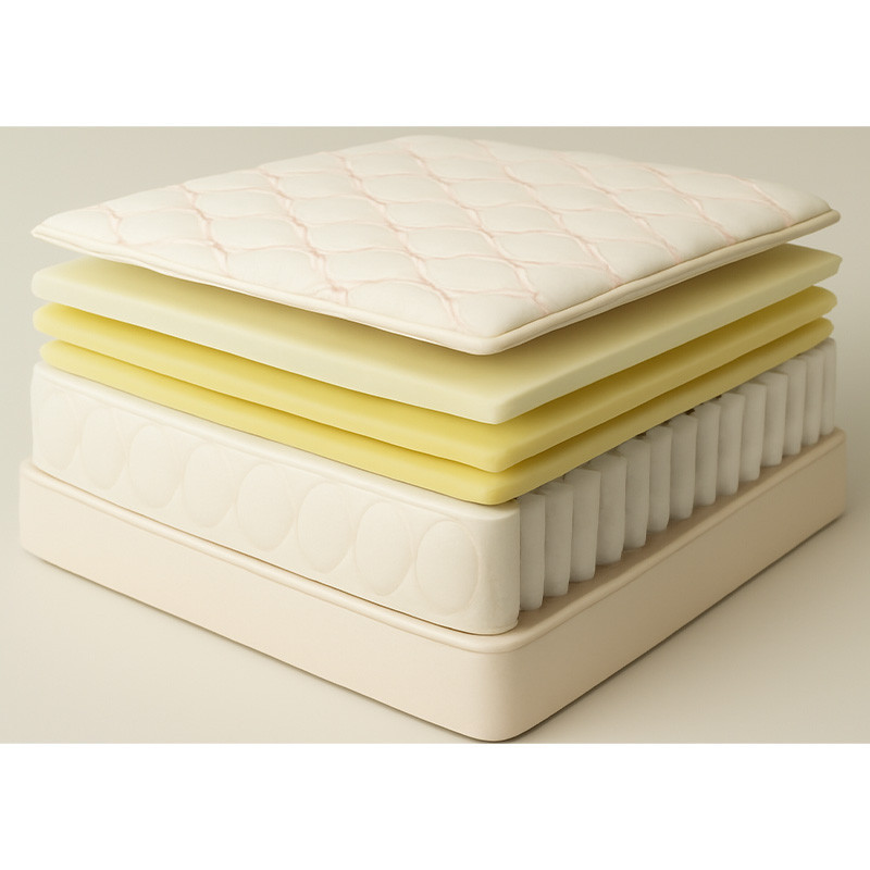 تشک طبی فنری سرموری مدل Paris NO4 High End Medical Pad یک نفره سایز 200x120 سانتی متر