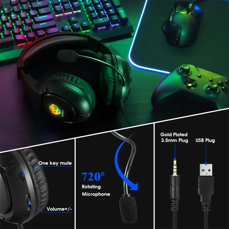 هدست مخصوص بازی سل بایتز مدل RGB-S20