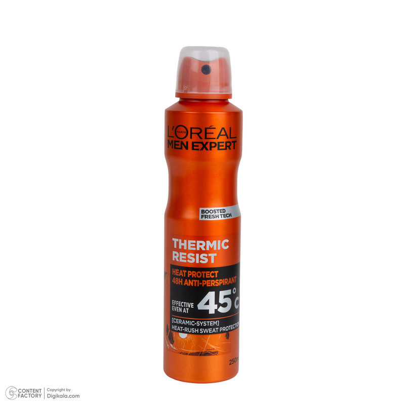 اسپری ضدتعریق مردانه لورآل مدل Thermic Resist حجم 250 میلی‌لیتر