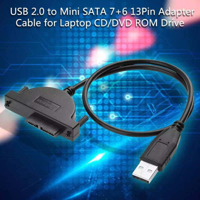 کابل تبدیل Sata به USB مدل MIN-7873 طول 0.45 متر