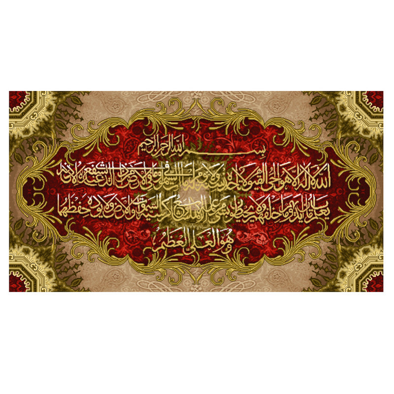 نخ و نقشه تابلوفرش مدل 22154