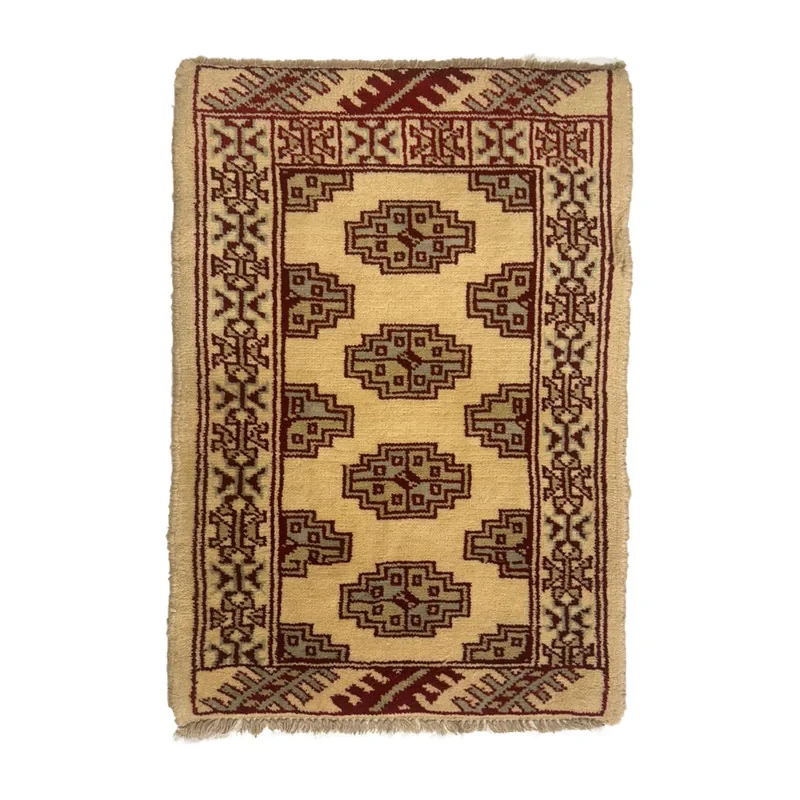 فرش دستباف نیم متری مدل ترکمن کد Nkpstp6