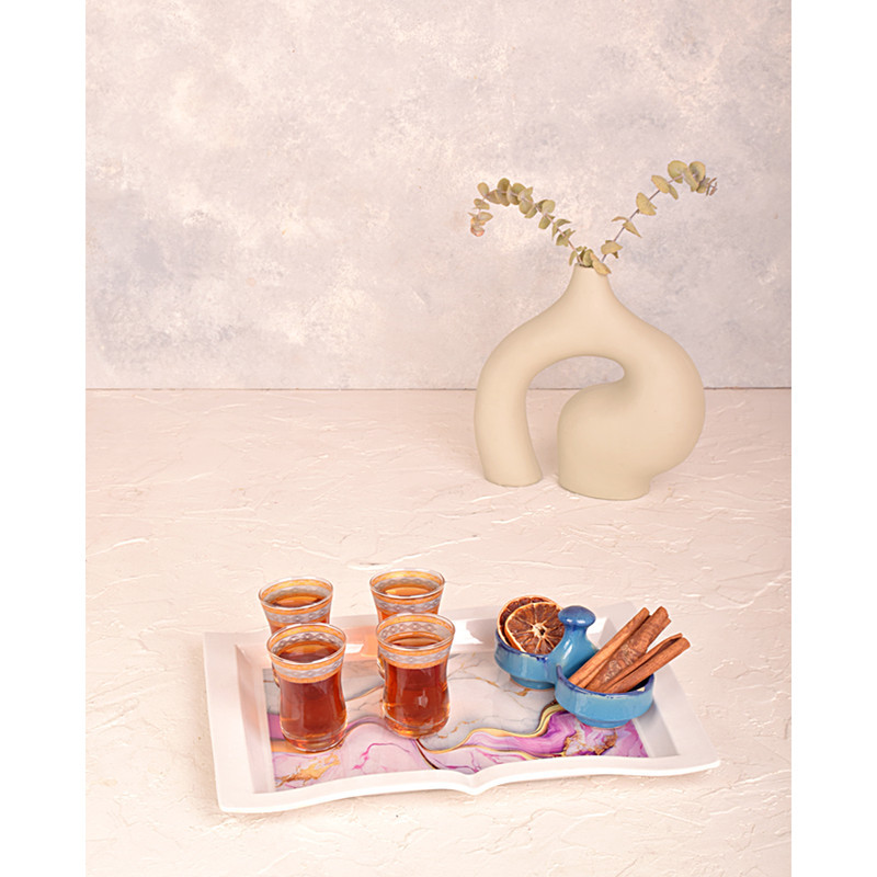 سینی مدل الگانت مینیاتور سایز 22×31 سانتی متر