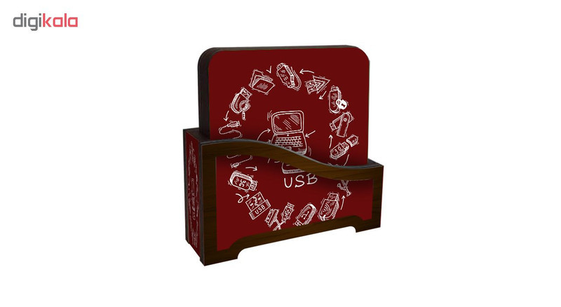 زیر لیوانی لوکسینو مدل USB کد MRP _ 2510 بسته 6 عددی