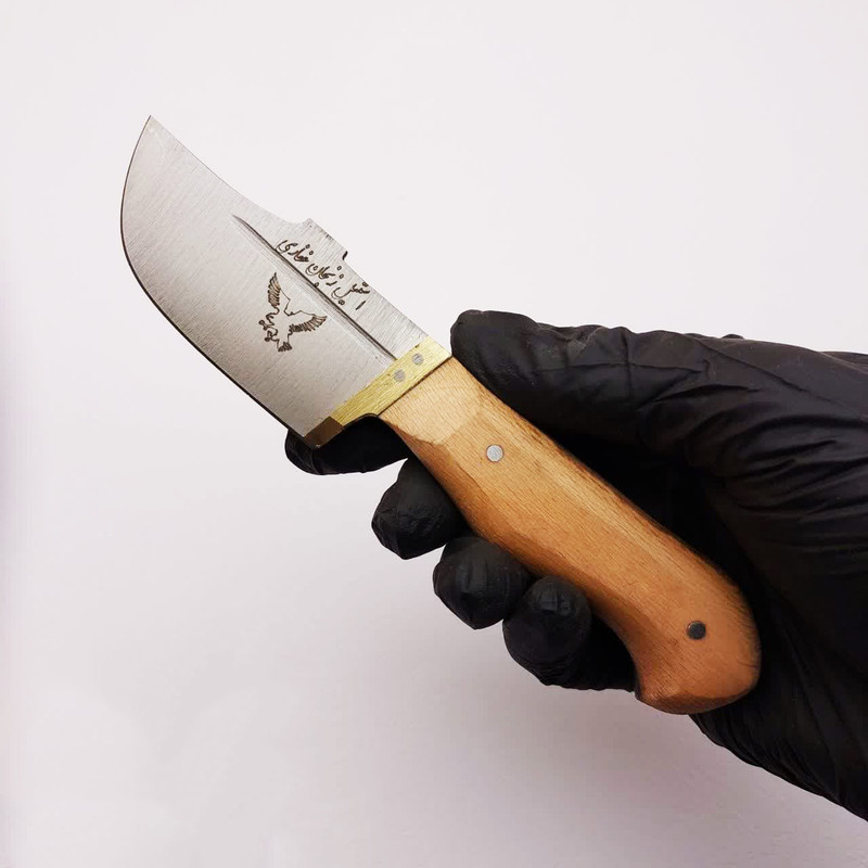چاقو استیل زنجان غفاری کد 454
