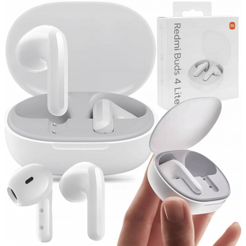 هدفون بلوتوثی شیائومی مدل Redmi Buds 4 Lite بدون قابلیت نویز کنسلینگ، درگاه شارژ USB Type-C، دارای کنترل لمسی و مقاوم در برابر رطوبت و عرق