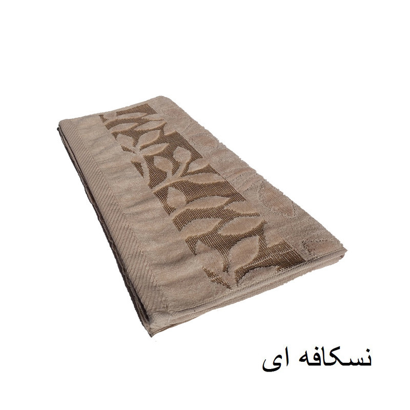 حوله دستی ارغوان مدل یاپراق سایز 80x40 سانتی متر