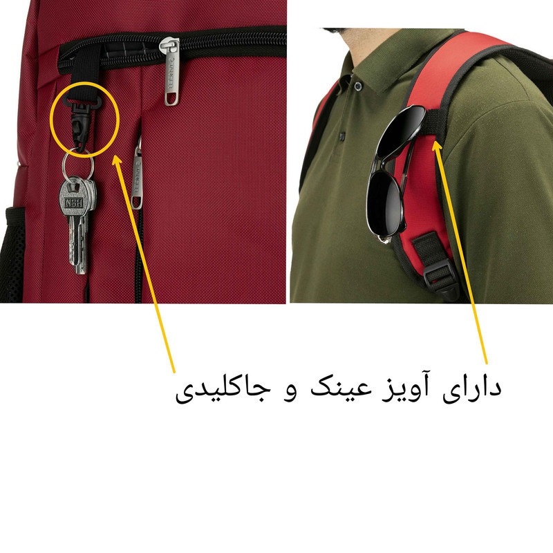 کوله پشتی لپ تاپ تنسر کد 112 مناسب برای لپ تاپ  17 اینچی