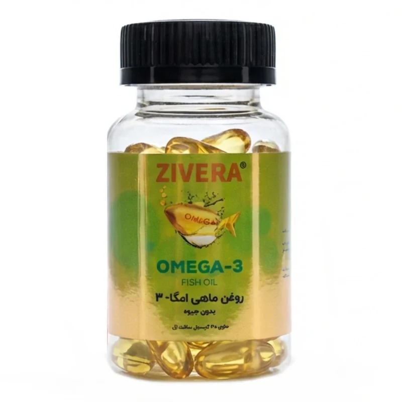 کپسول امگا 3 1000 میلی گرم زیورا بسته 30 عددی