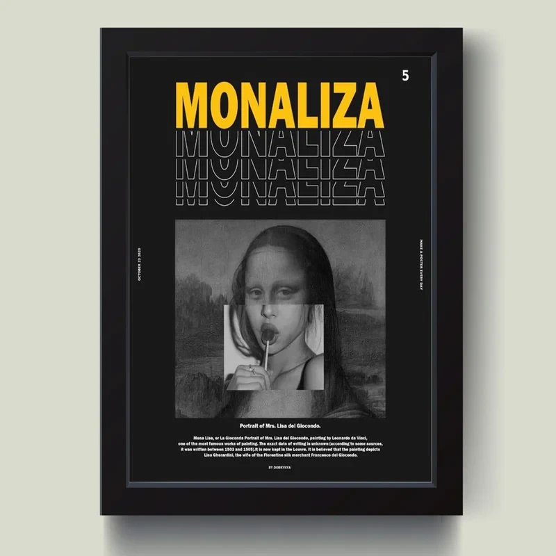 تابلو مدل Monaiza مونالیزا کد MJ131347