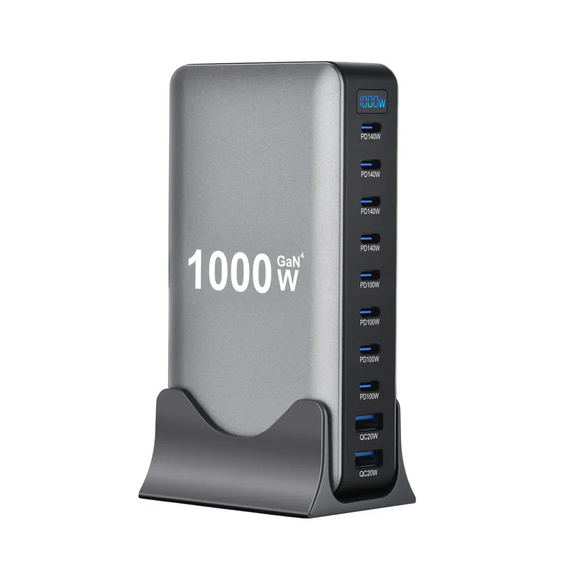 شارژر رومیزی 1000 وات 10 پورت مدل YMX-1000W