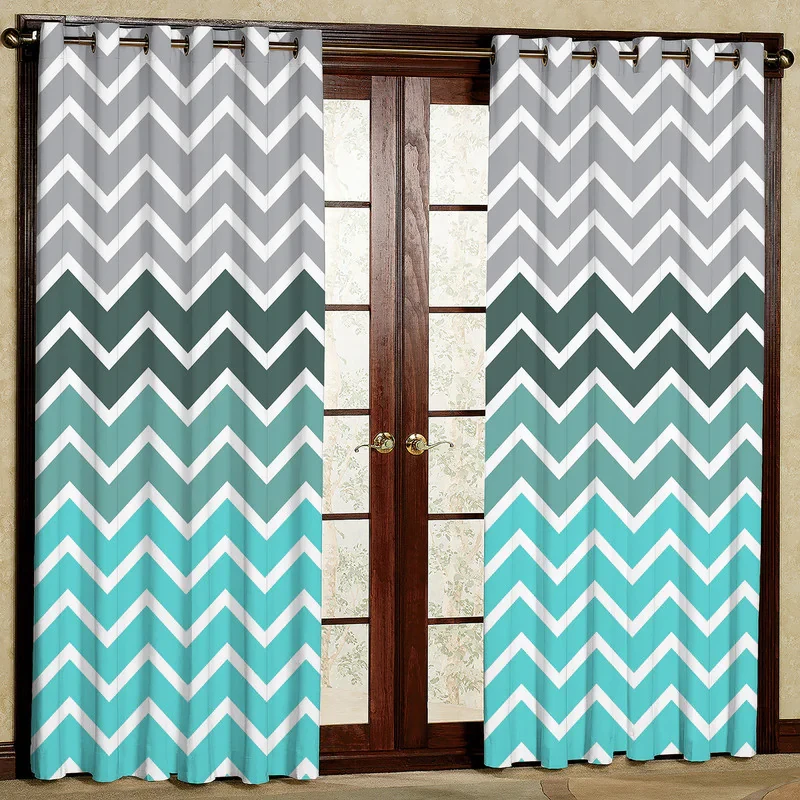 پرده مدل مخمل پانچی طرح رنگی کد 1037 سایز 200x140 سانتی متر