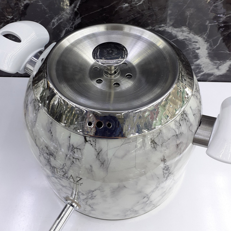 ست کتری و قوری نزاز مدل قالب ترک طرح سنگ