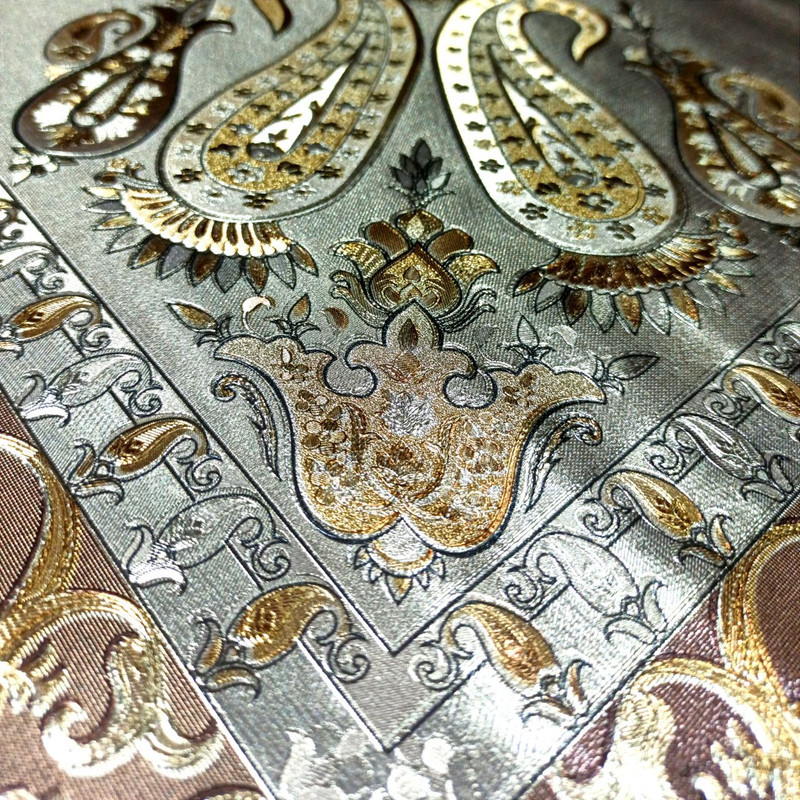 سفره چهار نفره طرح ترمه مدل پشت نخی
