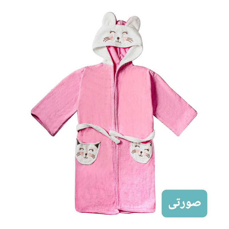 حوله پالتویی مدل دورنگ سایز 110
