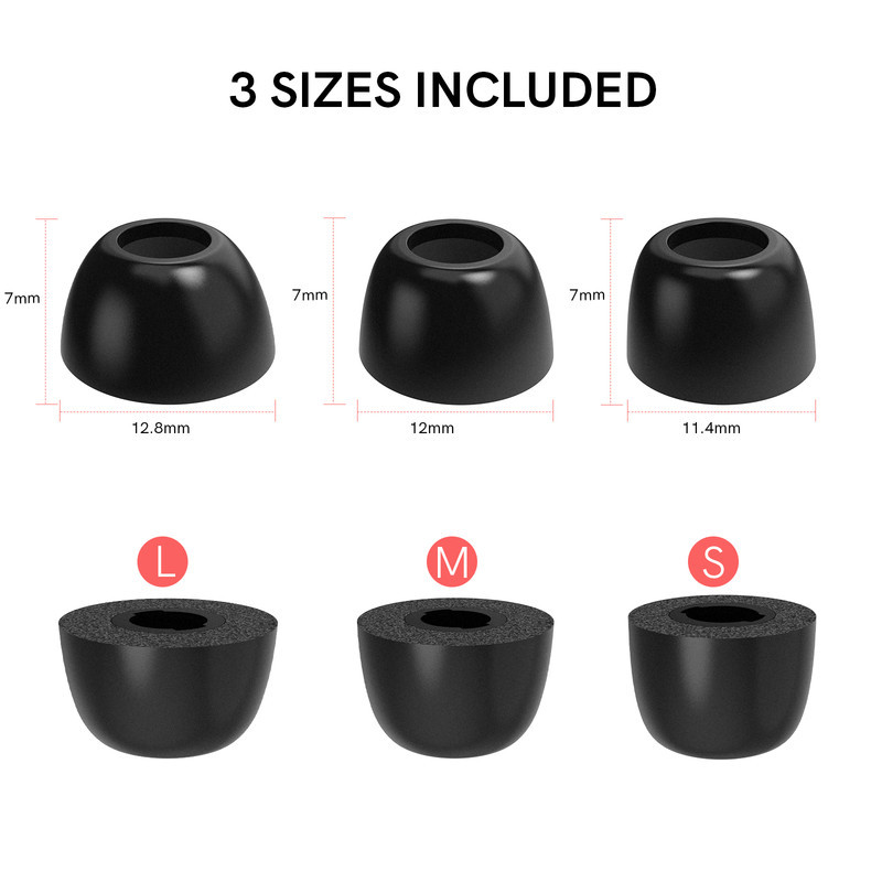 سری هندزفری آها استایل مدل wg36 مناسب برای هدفون Galaxy Buds pro بسته 6 عددی