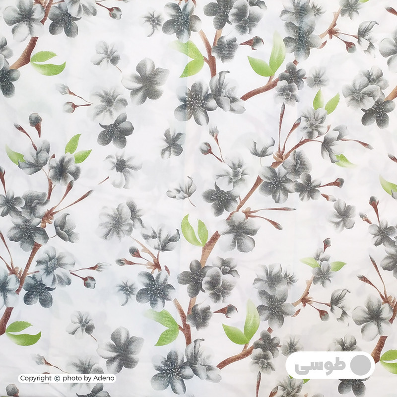 کاور لحاف آدنو مدل گلوریا کد IR145 یک نفره سایز 160x220 سانتی متر