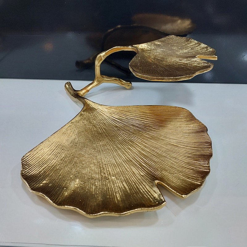 شیرینی خوری مدل آلومینیوم طرح برگ نیلوفر