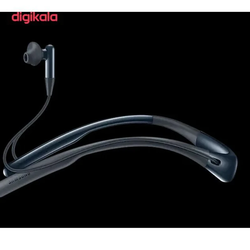 هدفون بلوتوثی گردنی سامسونگ مدل Level U2 بدون قابلیت نویز کنسلینگ، درگاه شارژ USB Type-C، دارای میکروفون داخلی با کیفیت HD، مقاوم در برابر رطوبت و عرق