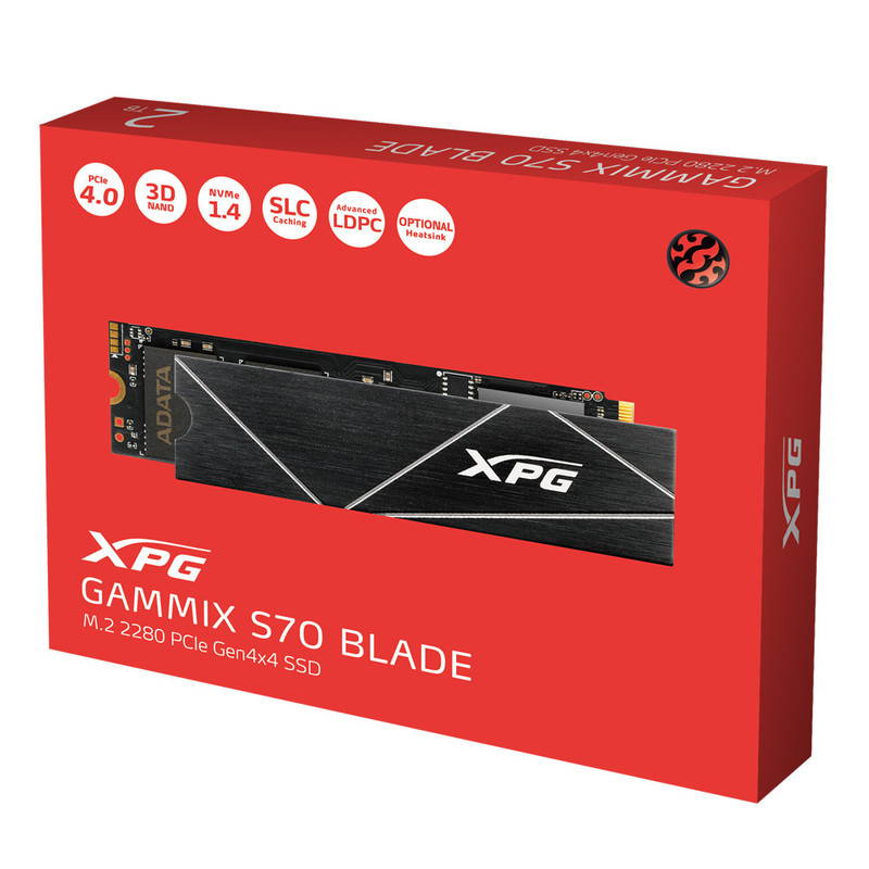 اس اس دی اینترنال ایکس پی جی مدل XPG GAMMIX S70 BLADE ظرفیت 2 ترابایت