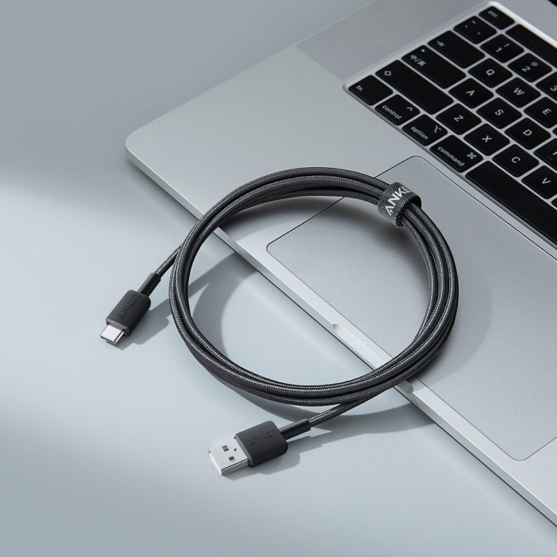 کابل تبدیل USB به USB-C انکر مدل 322A81H6 طول 1.8 متر