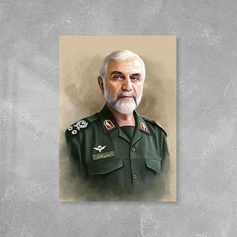 تابلو شاسی مدل سردار شهید حسین همدانی کد 60