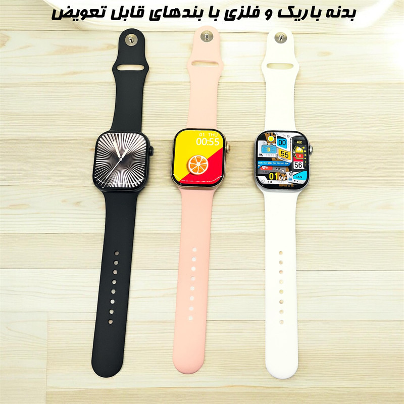 ساعت هوشمند 49 میلیمتری میکروویر مدل Watch11X با بند سیلیکونی