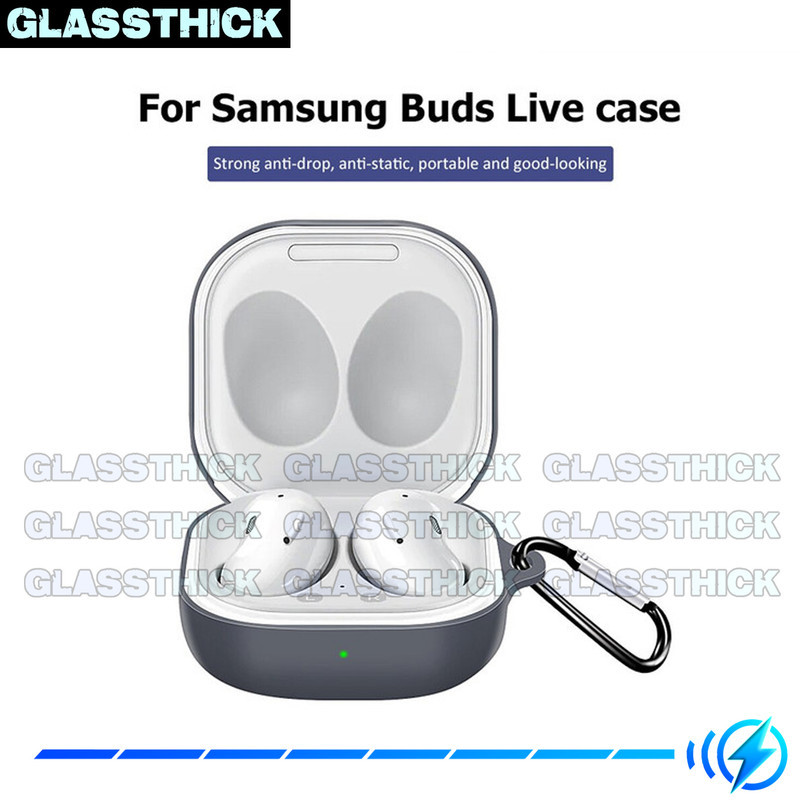 کاور گلستیک مدل Silicon-GL مناسب برای کیس هدفون بی سیم سامسونگ Galaxy Buds Live  Buds Pro  Buds 2  Buds 2 Pro