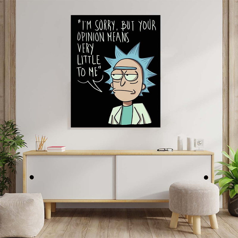 تابلو شاسی مدل Rick and Morty کد S-5057