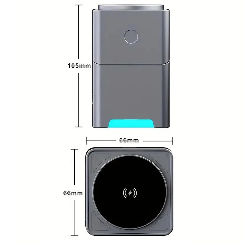 پایه شارژ رومیزی وایرلس مدل wireless charging 15W - R7